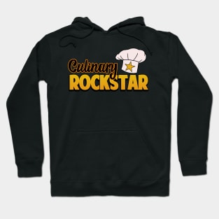 Chef Gift Culinary Rockstar Chefs Hat Cooking Hoodie